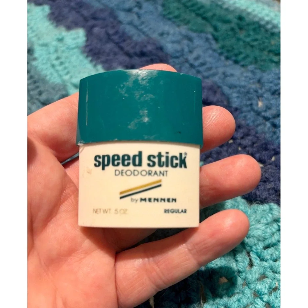 Vintage Mennen Speed Stick Deodorant Regular Scent Travel Size .5 oz Lot of 2